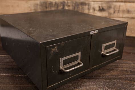 cole-steel file card cabinets|vintage cole metal storage cabinet.